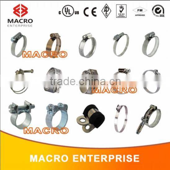 rubber hose clamp/concrete pump rubber hose clamp/rubber lined P type clamp