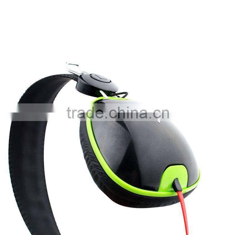 Wholesale stereo headphone computer mobile phone headphone with mic