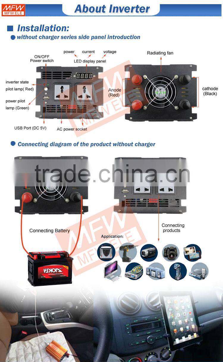 2000W mean well power supply inverter grid tie with free samples for home appliances