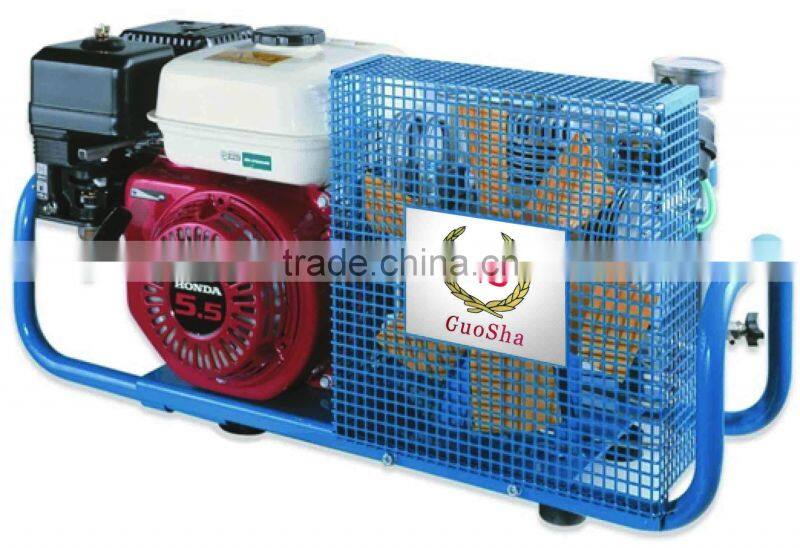mobile breathing air compressor GSX100E,300bar