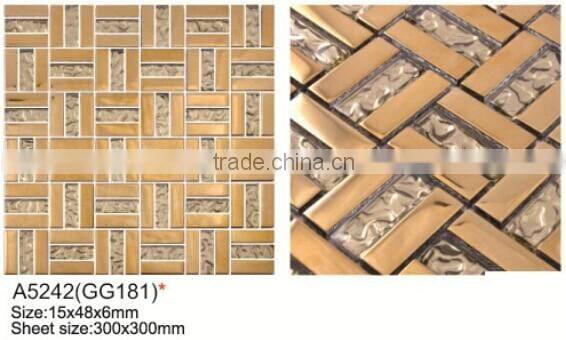 most widely use glass mosaic for swimming pool tile