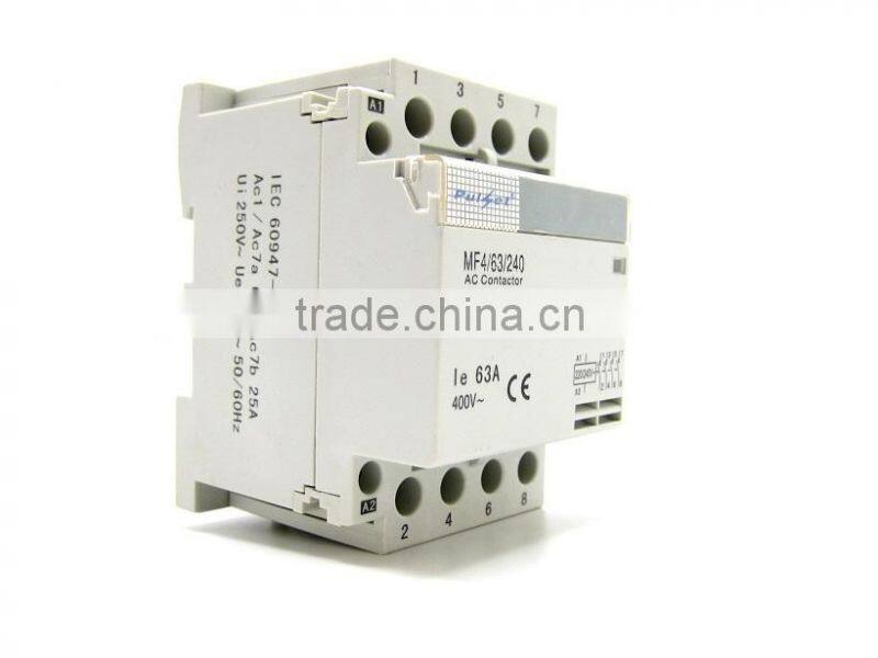 Cheap price 4 Pole Modular Contactors 400V 63A