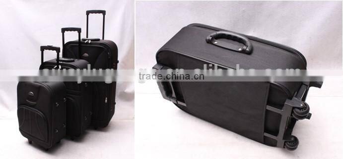 yiwu cheap 600D polyester 3pcs trolley travel bag set