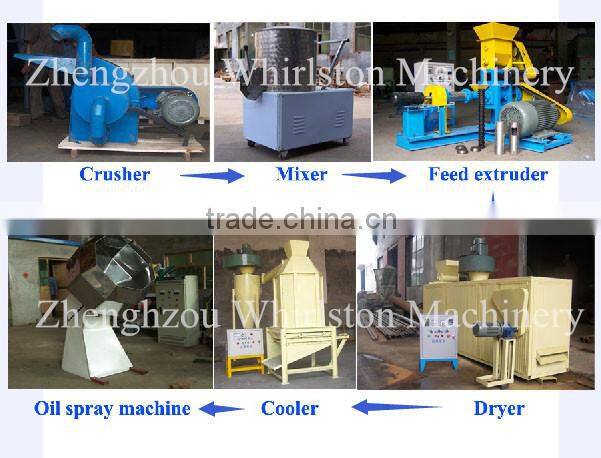 Aquatic fish/crab/shrimp feed machinery
