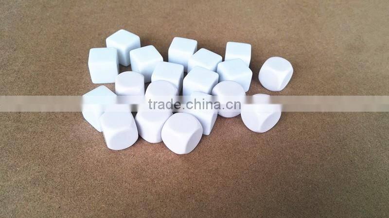 Plastic blank dice