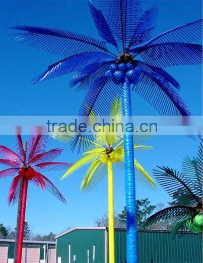 Led outdoor solar tree lights