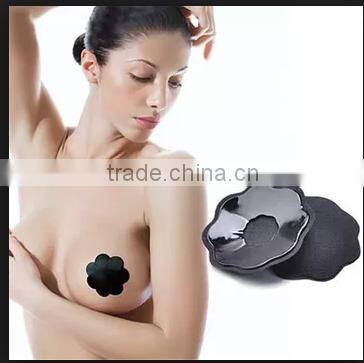 Sexy Boobs Nipple Cover Fabric and Silicone Decorative Nipple Cover