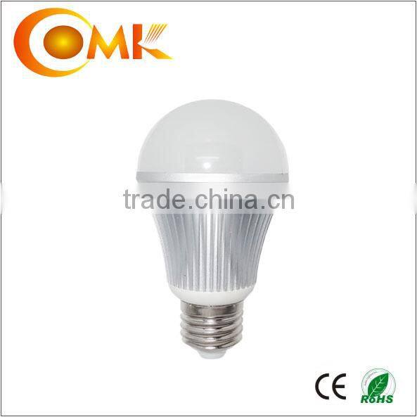 7W E27 Aluminum LED bulb OEM Zhongshan