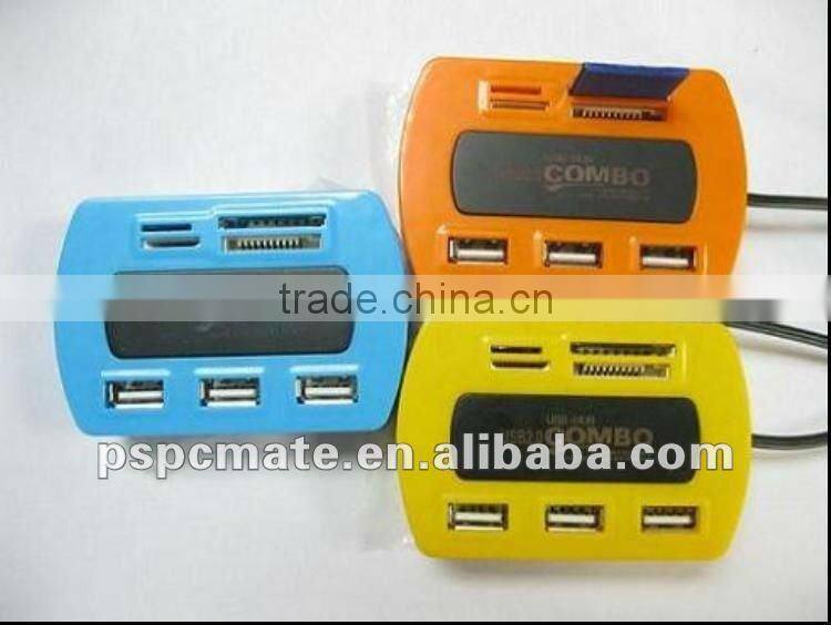 LED logo good usb hub combo card reader driver