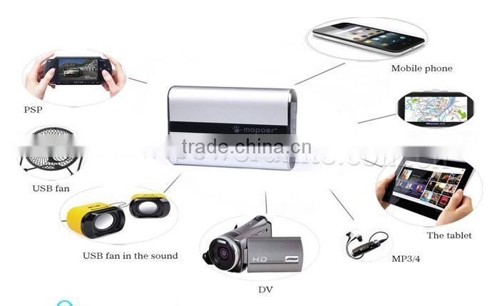 2014 Top Selling 5000mAh Mobile Power Bank for iPhone, high quality mobile battery charger