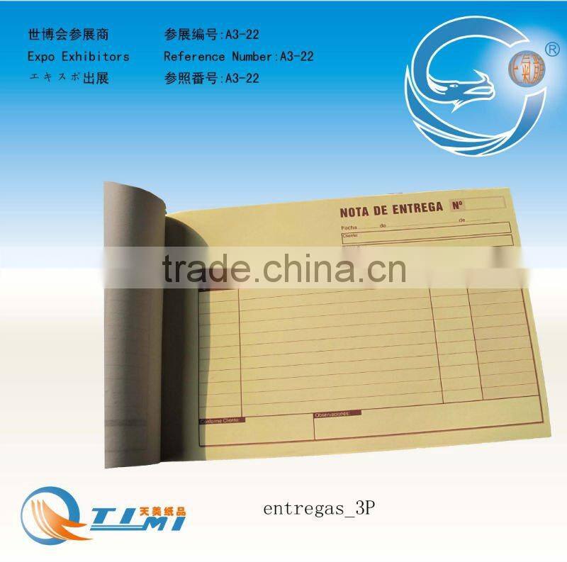 entregas,cash receipt book,restaurant small docket book,docket book,phone message book