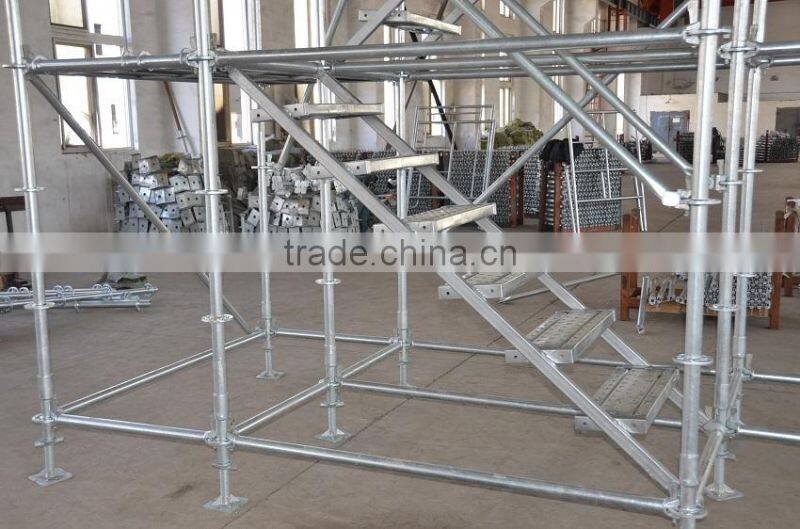 Casted steel Brace end for Ringlock scaffolding system