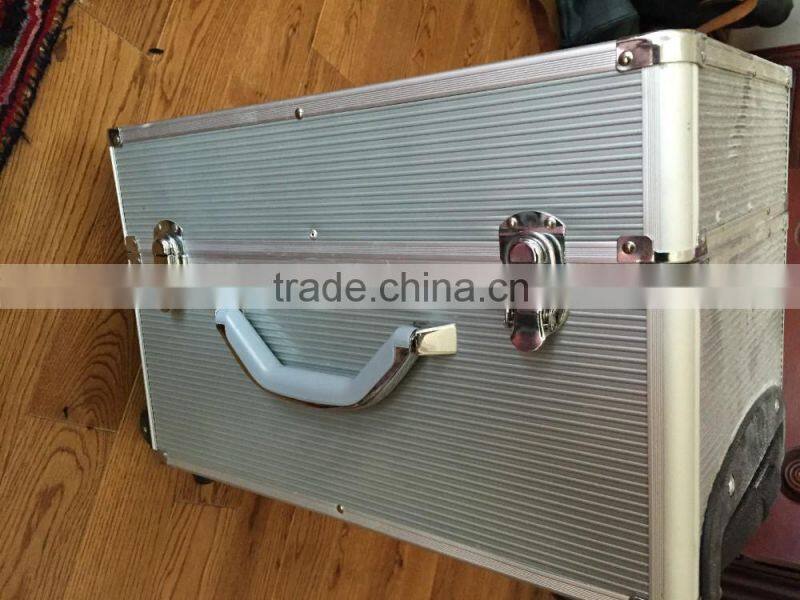 Portable Aluminum LED Demo Case-Light Bulbs Tester Test/Display Case W/ Pulleys