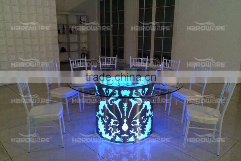 used banquet tables and acrylic chairs for banquet