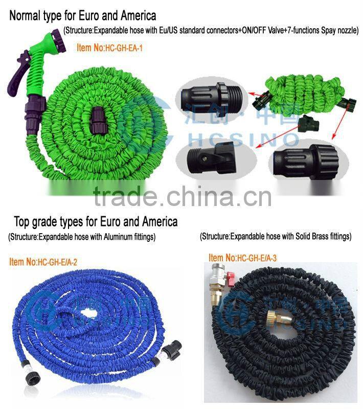 8 patterns nozzle Household Expanding Hose Retractable garden hose