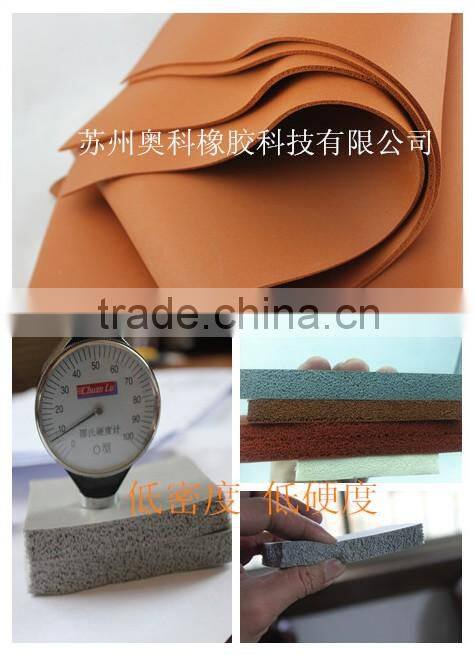 Closed-cell silicone foam sheet