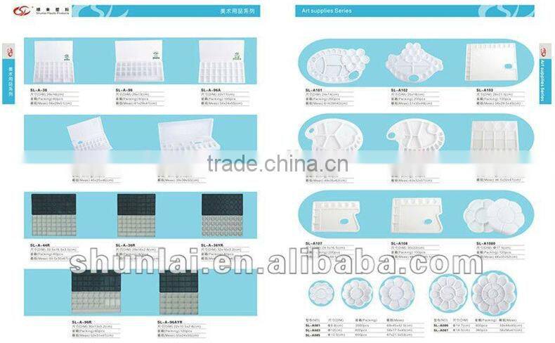 plastic art tray artist watercolor paint palette