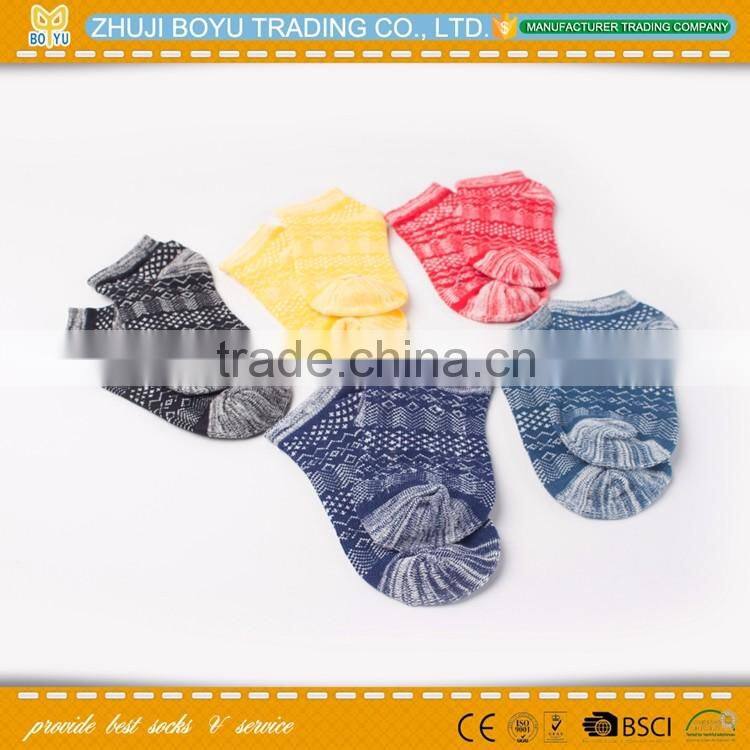 BY-160403 wholesale bamboo man sock and cotton men sock ; daily man ankle sock factory