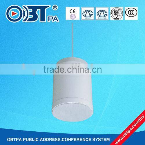 Elegent ball hanging ceiling loudspeaker 100v 20w for coffee shop,shopping mall,lobby