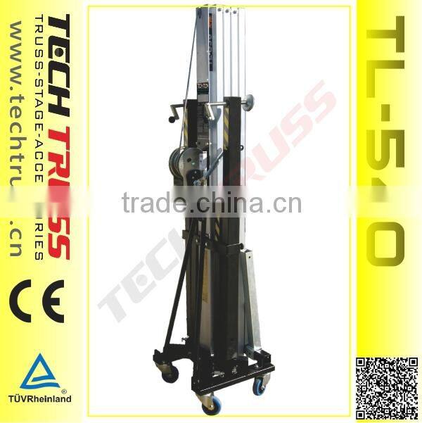 TL-540 Max loading 350kg Height 5.4m Truss Lift Tower