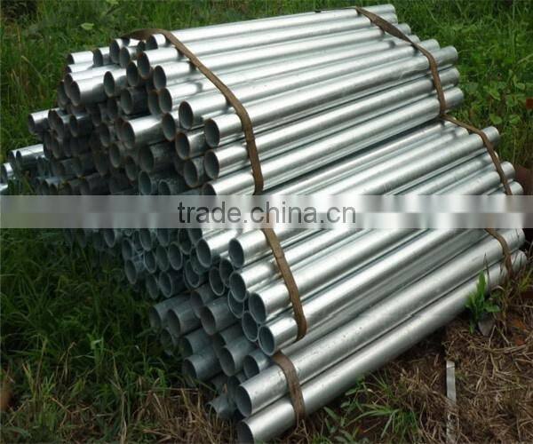 Good quality customized hot dipped emt galvanised steel tube
