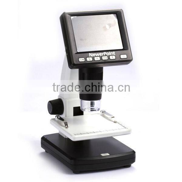 Hot sale battery powered 12M portable geological microscope with LCD screen