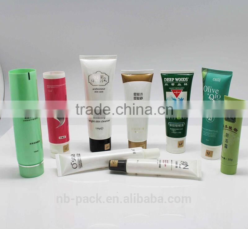 8oz / 235ml plastic tube cosmetic tube white tube