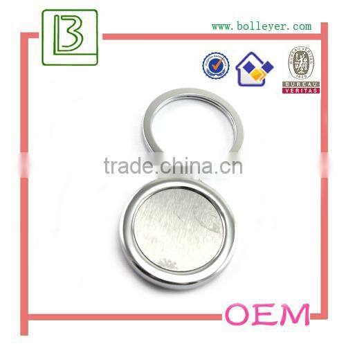 sublimation round logo keychain for advertising