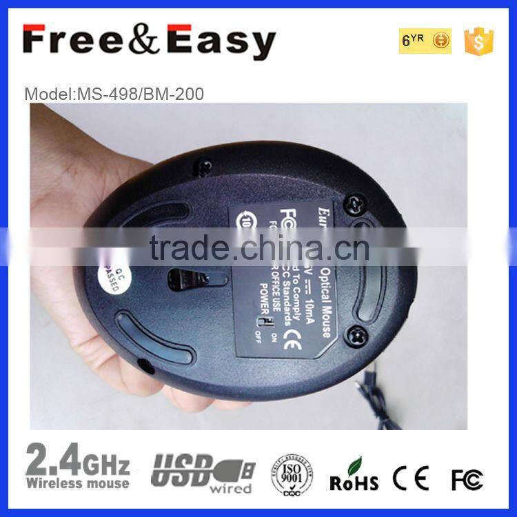 High-tech 2.4g mini wirless optical mouse compliant both hands