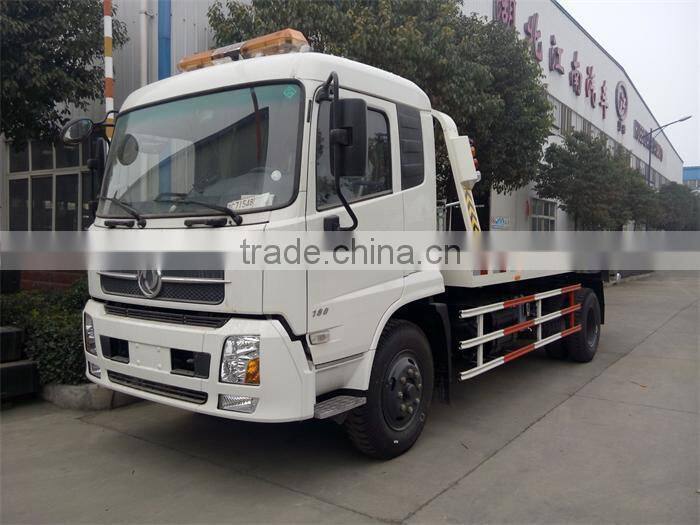 blue color 4*2 Forland flatbed tow truck for sale