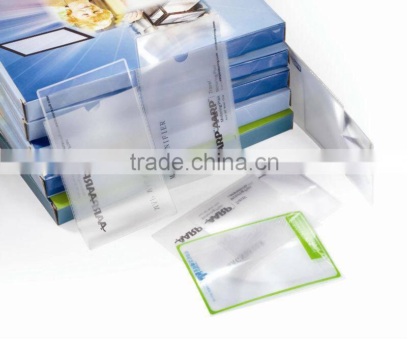 Popular Factory Direct Postcard Thin Flat Magnifying Lens With Pouch