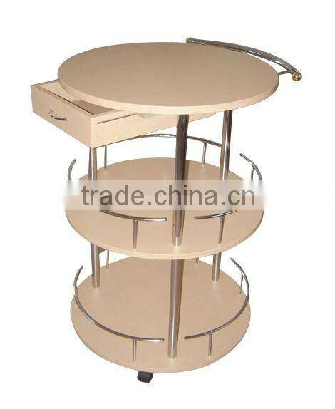 Wood Portable Serving Cart