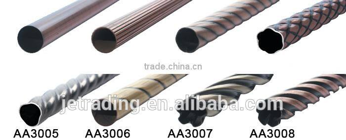 Metal dual curtain rod wholesale