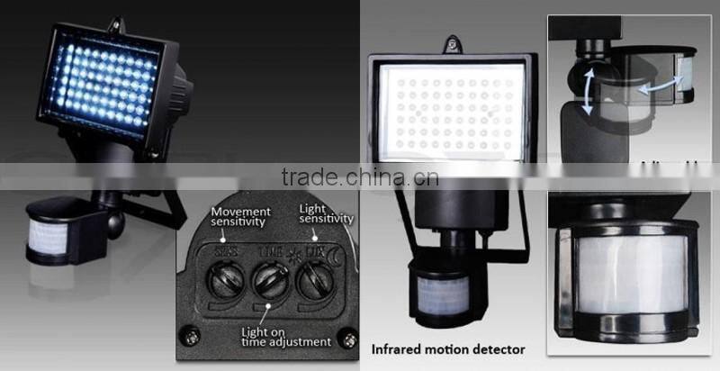 Garden Spotlights Light solar motion sensor security light 30W 60LED Solar led Flood Lighting