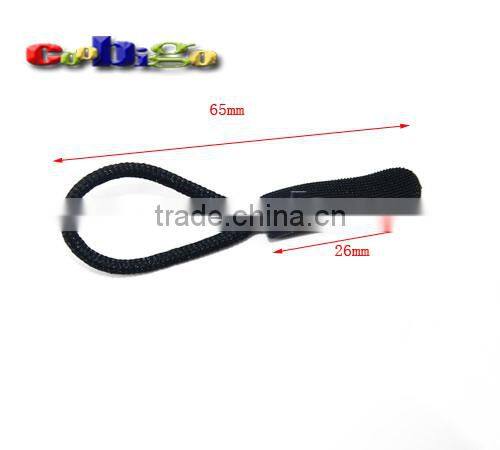 Plastic Zipper Pull With Strap For Backpack Gym Suit garment Accessories #FLC120
