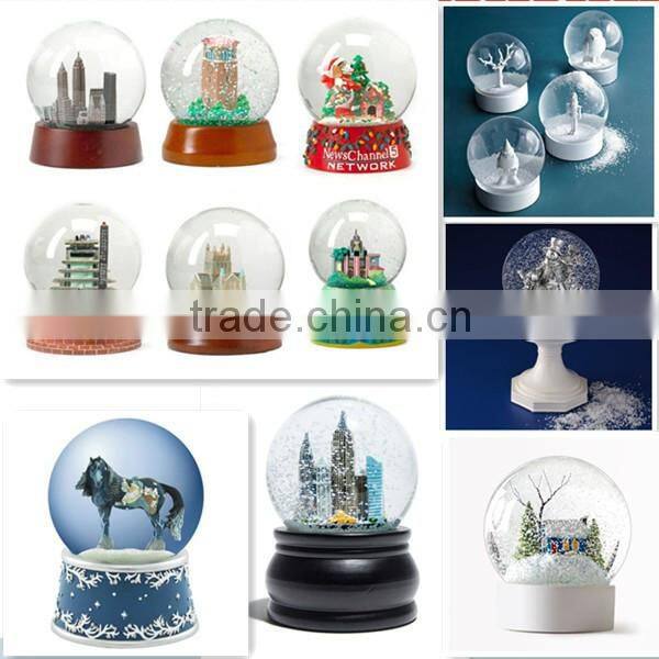 Custom christmas snow globe music snow globe