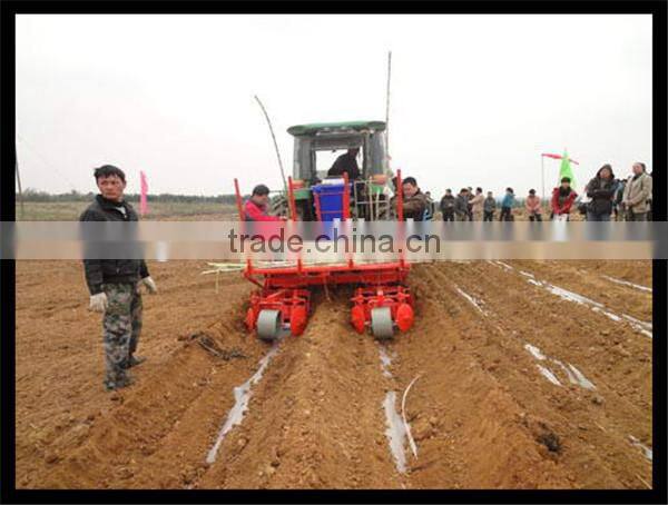 Tractor pulling mini sugarcane planter/sugarcane combine planter for fast planting