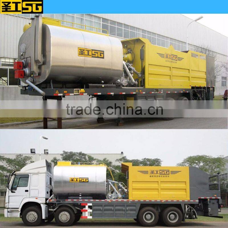 HOWO Synchronous Chip Sealer, Fiber Chip Seal Machine for Road Maintenance