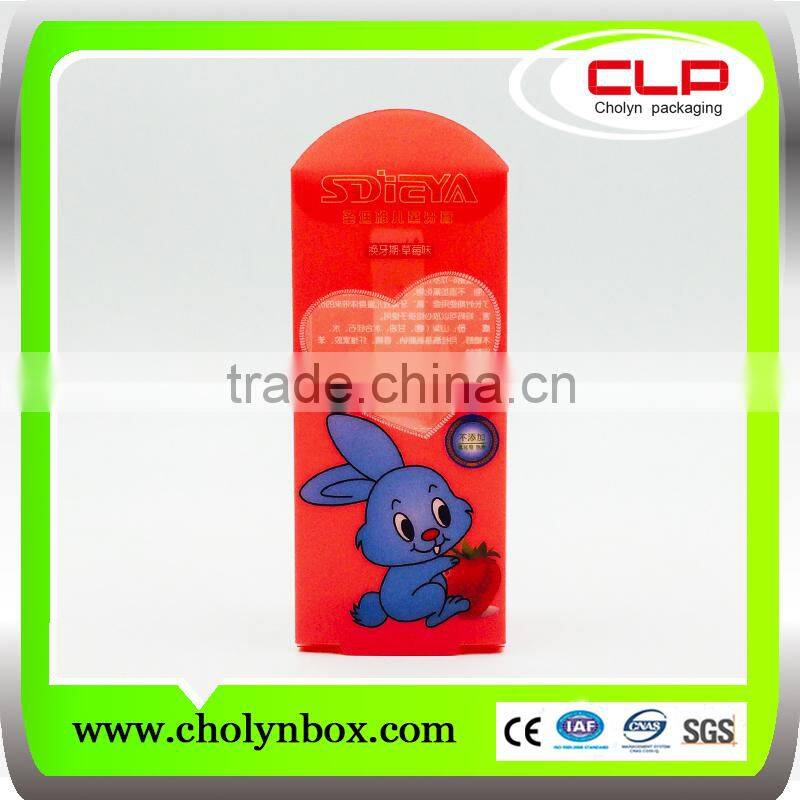 2016 New products custom pp perfume plastic packaging box