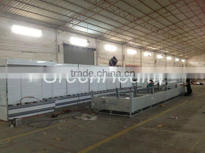 supermarket food display freezer equipment with remote compressor