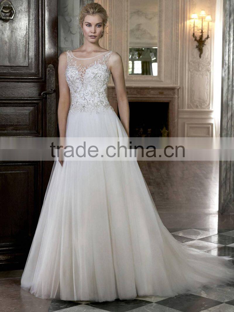 Hot Sell Good Quality 2016 New Style embroidery designs for wedding dress