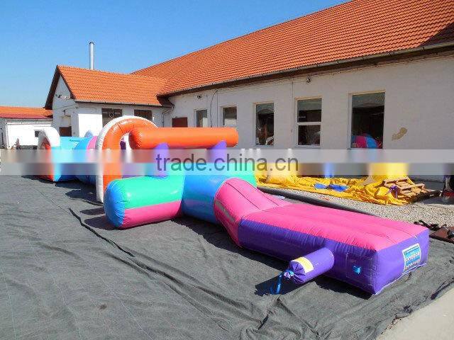 hot sale inflatable water obstacle course equipment for pool
