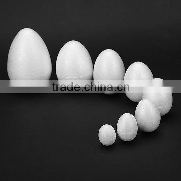 50mm white decorative styrofoam easter plastic eggs Children DIY fake eggs
