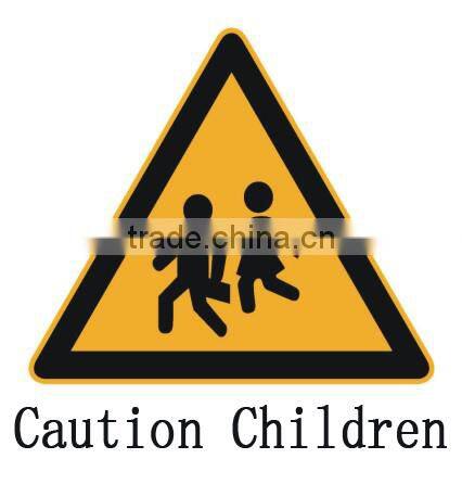 Highly Reflective Aluminum safety traffic sign for warning kid ' s safety