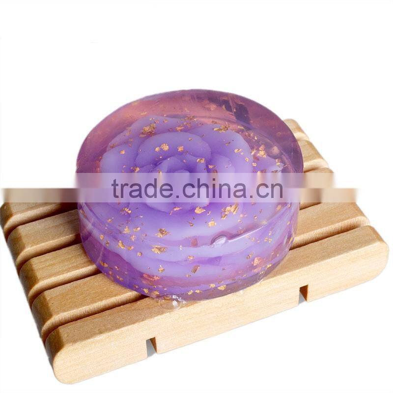 Deep clean handmade soap OEM of lavender can be printed LOGO