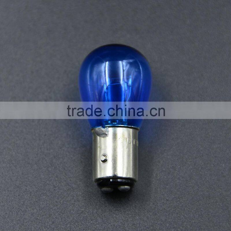 BA15D 1157 21/5W 12V Blue Motorcycle Halogen bulb Brake Light Tail light