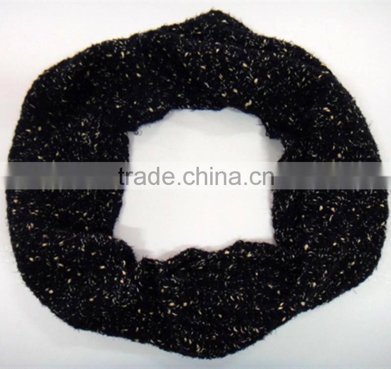 high quality chunky special yarn knitted beanie hat & loop set