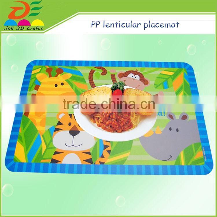 hot sale 3D lenticular placemat, 3d tablemats