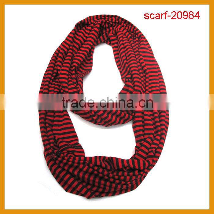 In stock single jersey Loop chevron scarf