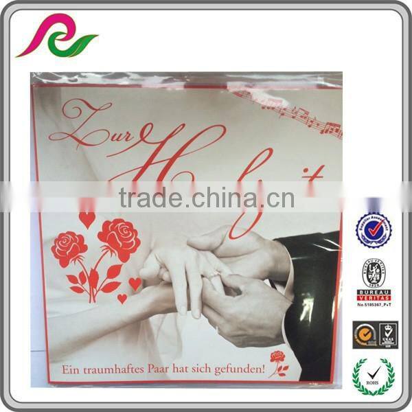 happy day paper talking cards 4 color printing